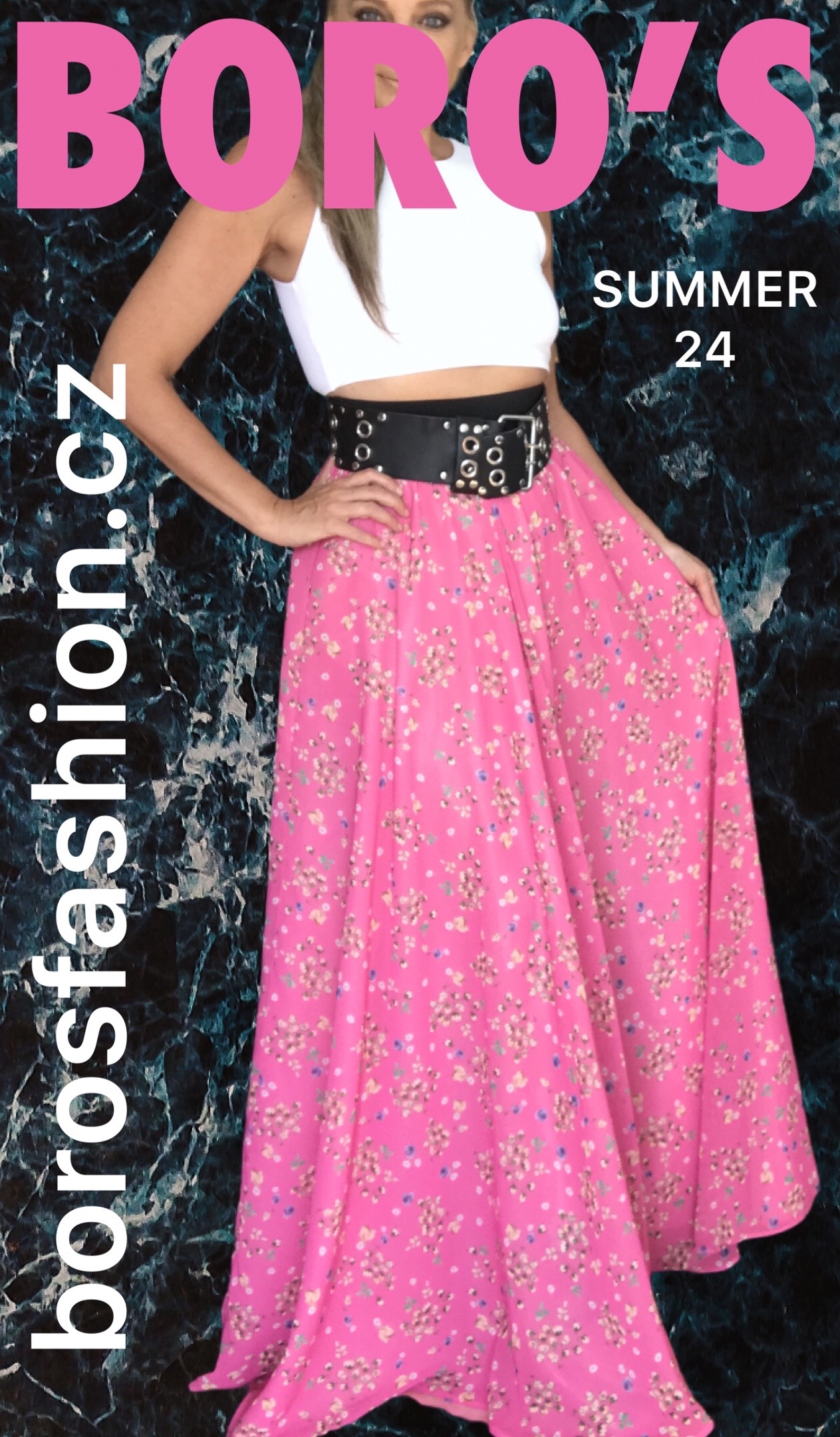 Dlouhá letní sukně - maxi sukně BOROS SK-L-SIP01